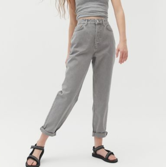 Urban Outfitters Denim - Urban Outfitters OU high waisted mom jeans gray